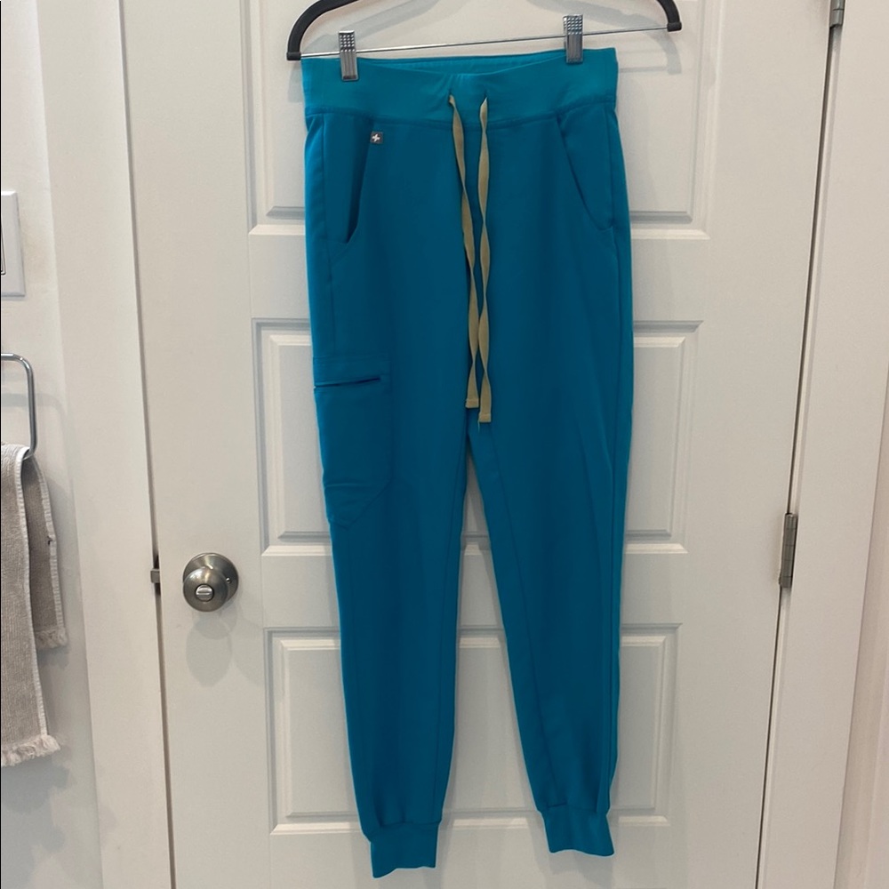 Figs Teal Zamora Jogger Scrub Pants